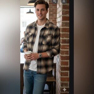 Vanz Plaid Flannel Shirt